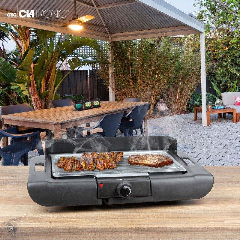 ELECTRIC TABLE GRILL SMOKE FREE TOASTER FOR GARDEN TERRACE STRONG Power 2000 W