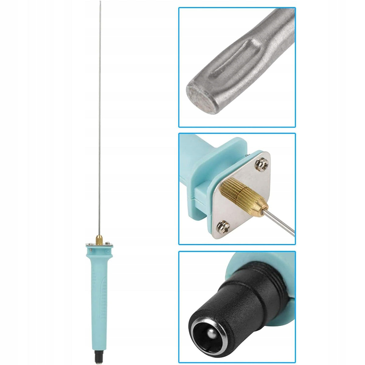 ELECTRIC THERMAL KNIFE WITH FOAM POLYSTYRENE CUTTING CABLES 18W 25 cm Packaging status original