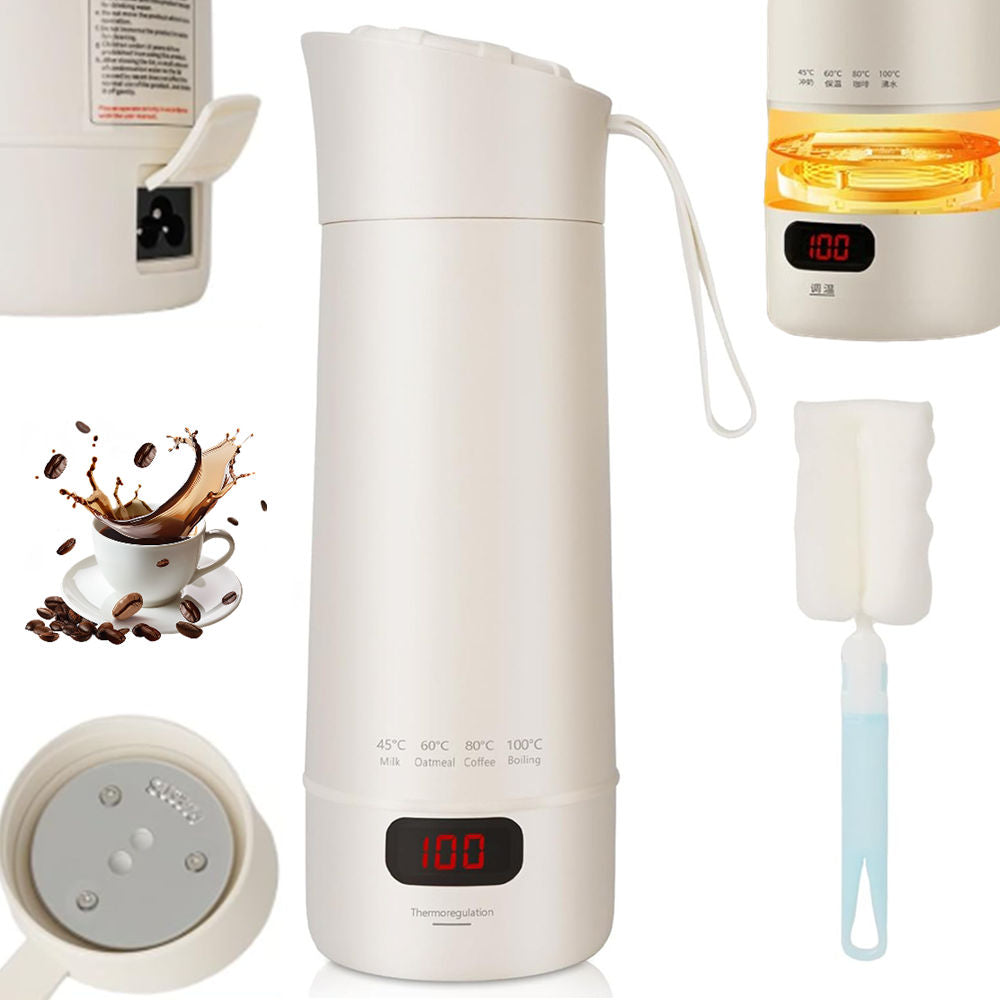 ELECTRIC TRAVEL KETTLE 300W 0,4L SMALL 4 TEMPERATURE