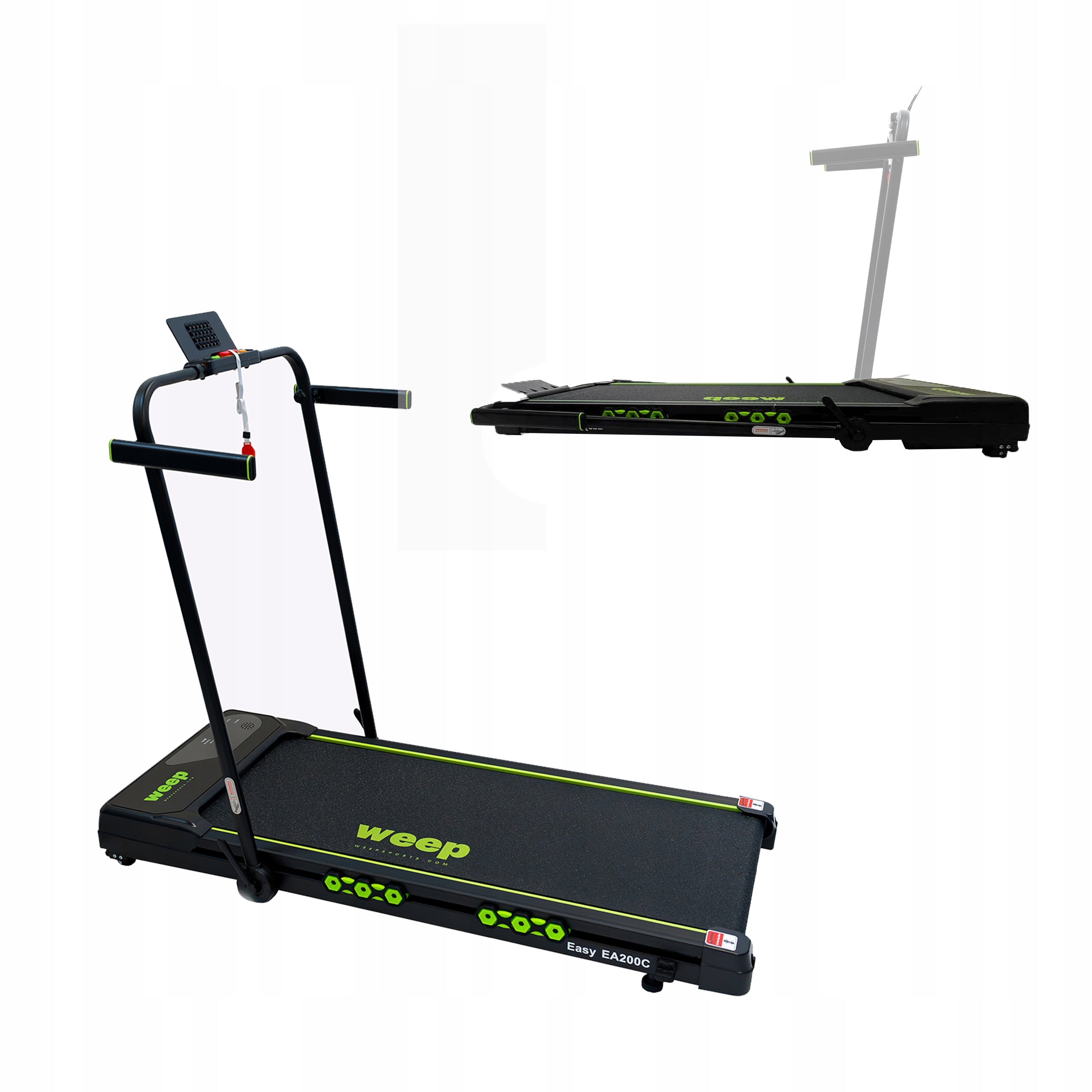 ELECTRIC TREADMILL FOLDING UNDER THE BED WEEP AUTO RISE CUSHIONING 12km/h Packaging status original