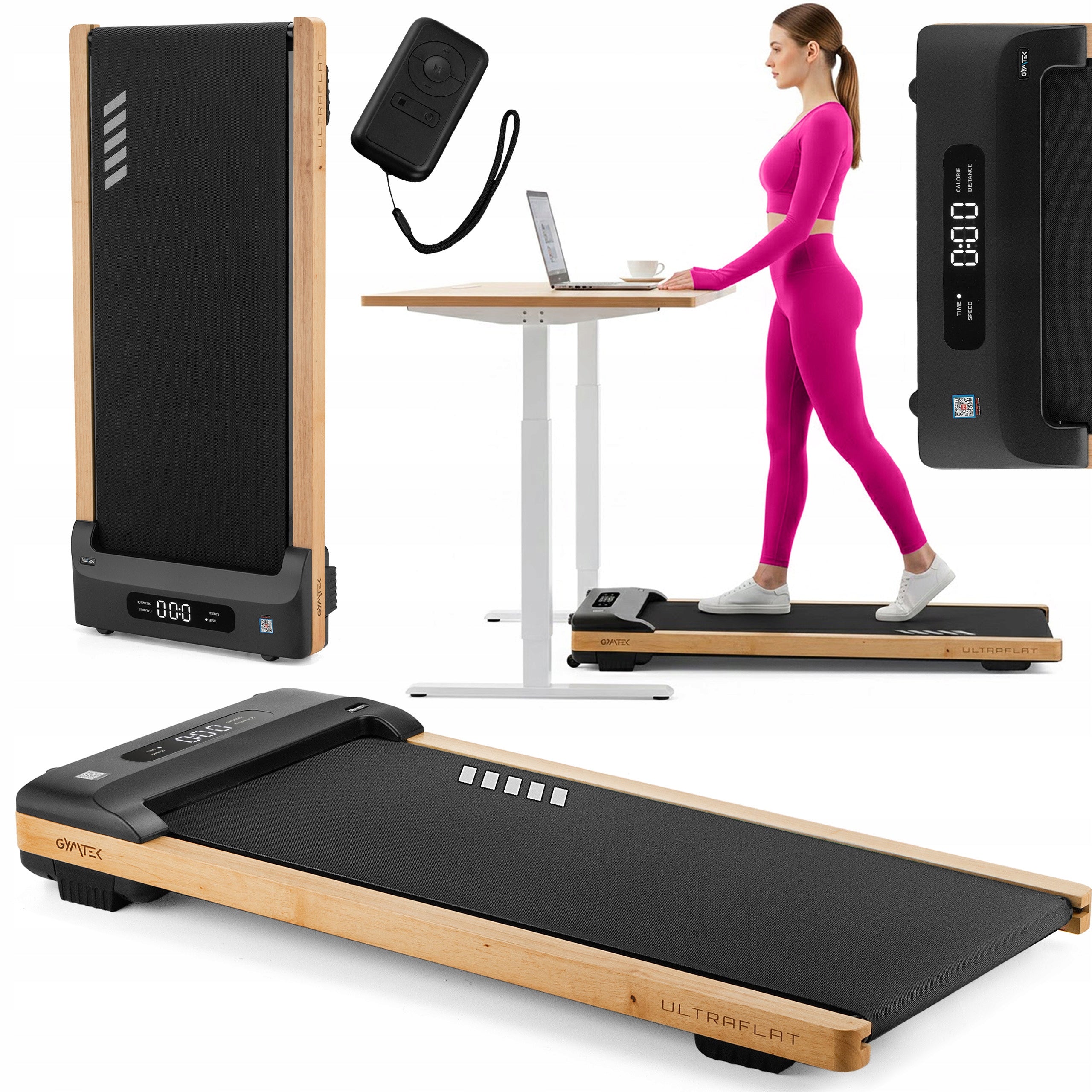ELECTRIC TREADMILL FOR WALKING UNDER THE DESK APPLICATIONS BT GYMTEK