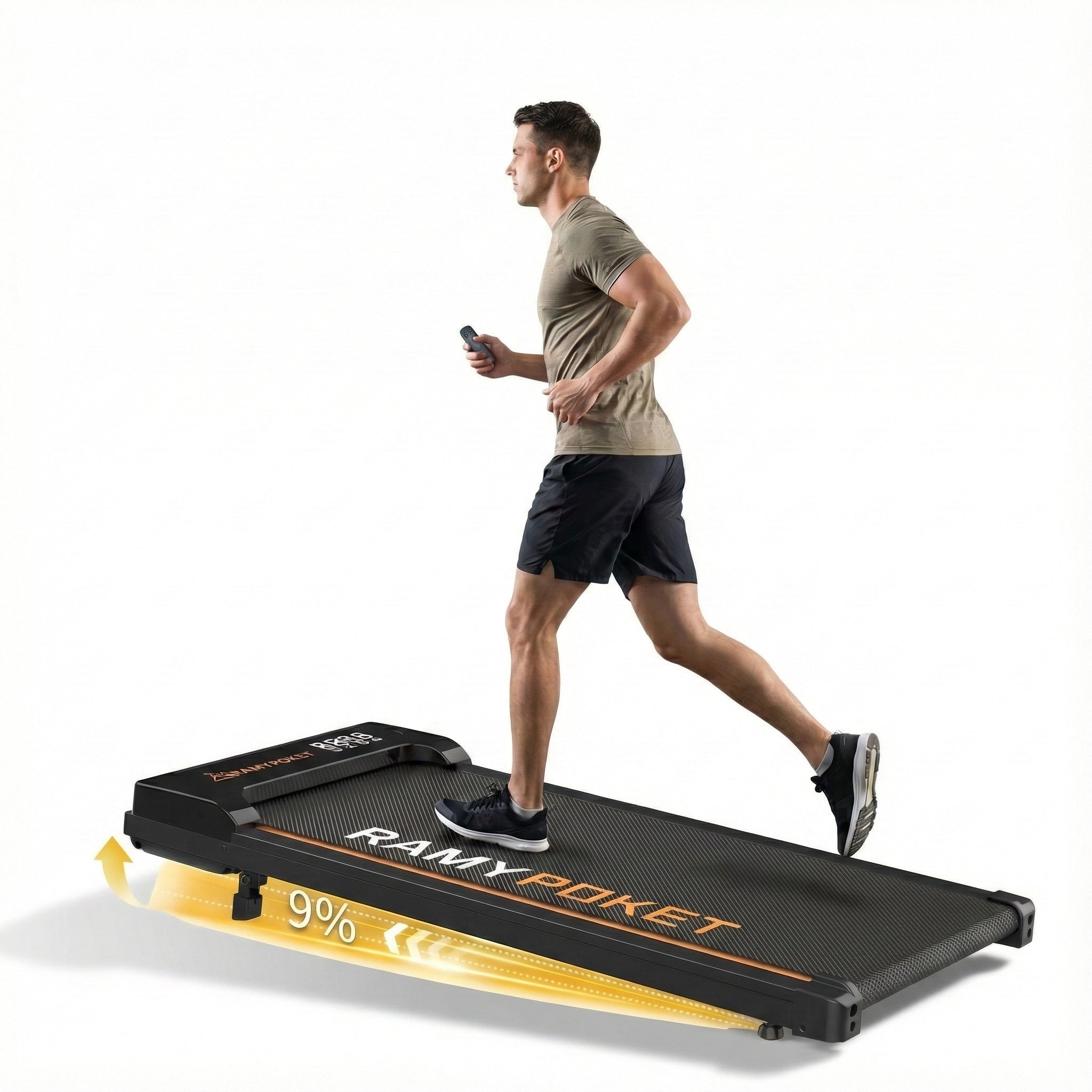 ELECTRIC TREADMILL WALKINGPAD FOR EXERCISE WITH REMOTE CONTROL 1-8km/h