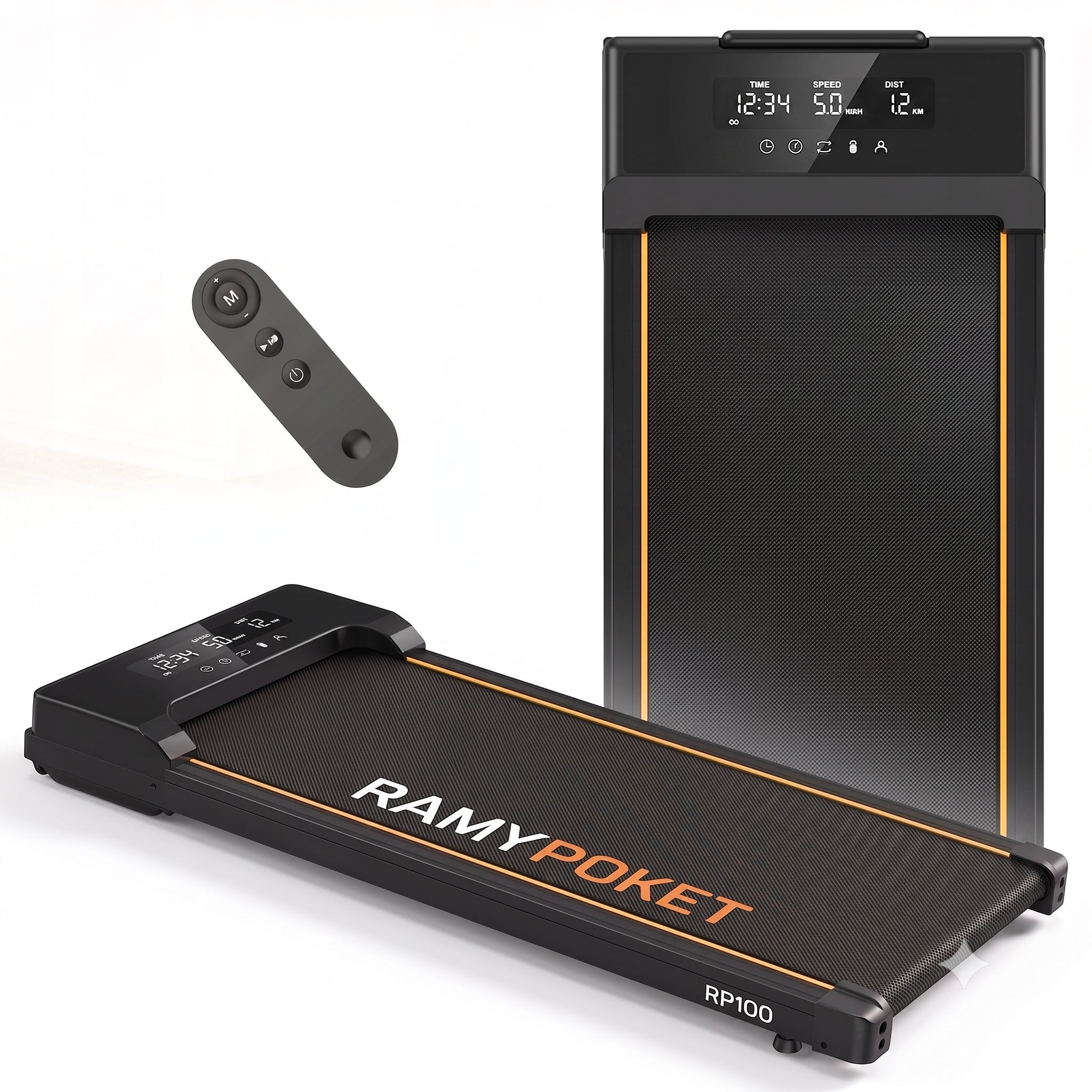 ELECTRIC TREADMILL WALKINGPAD UNDER DESK 1-8km 9 DEGREES OF INCLINATION