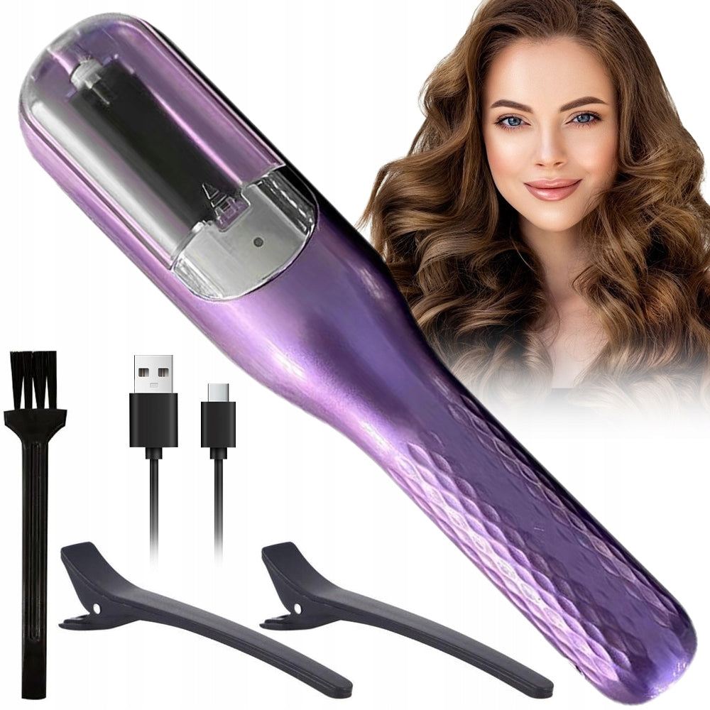 ELECTRIC TRIMMER FOR SPLIT TIPS 2IN1 PURPLE ADJUSTMENT 500MAH