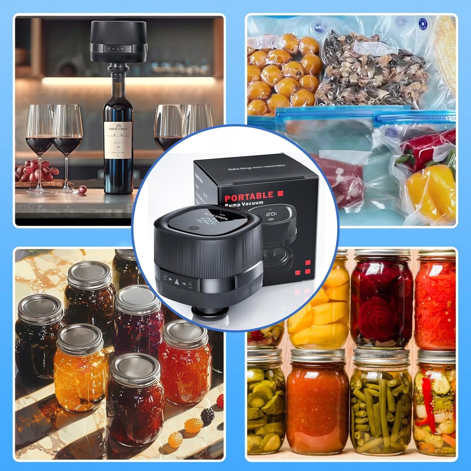 ELECTRIC VACUUM JAR CLOSING MACHINE 6000RPM WIRELESS Brand no brand