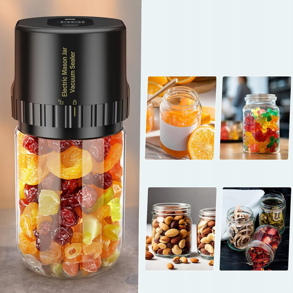 ELECTRIC VACUUM SEALER FOR MASON JARS WITH OPENER FUNCTION Brand no brand
