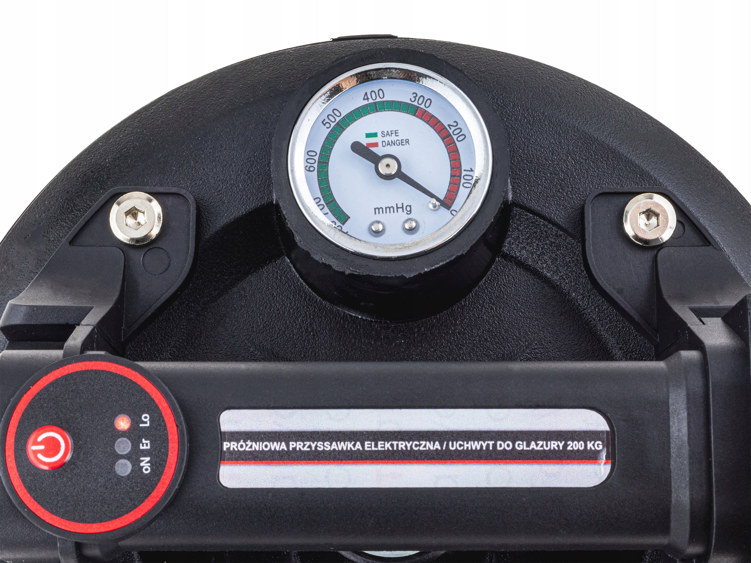 ELECTRIC VACUUM SUCTION CUP WITH PRESSURE GAUGE FOR GLASS TILES 200KG Product weight with unit packaging 1.5 kg