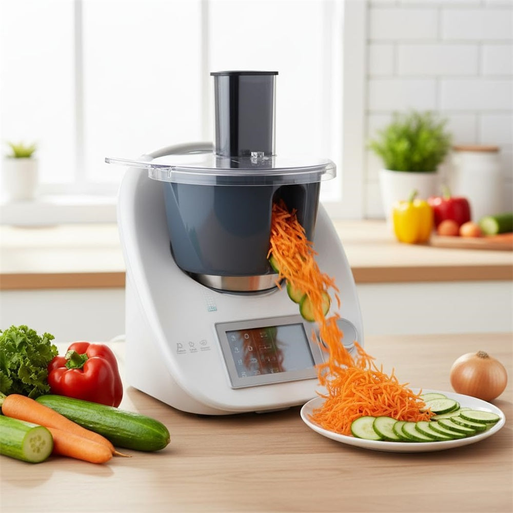 ELECTRIC VEGETABLE SLICER ELECTRIC GRATER TIP SLICER Dominant color gray