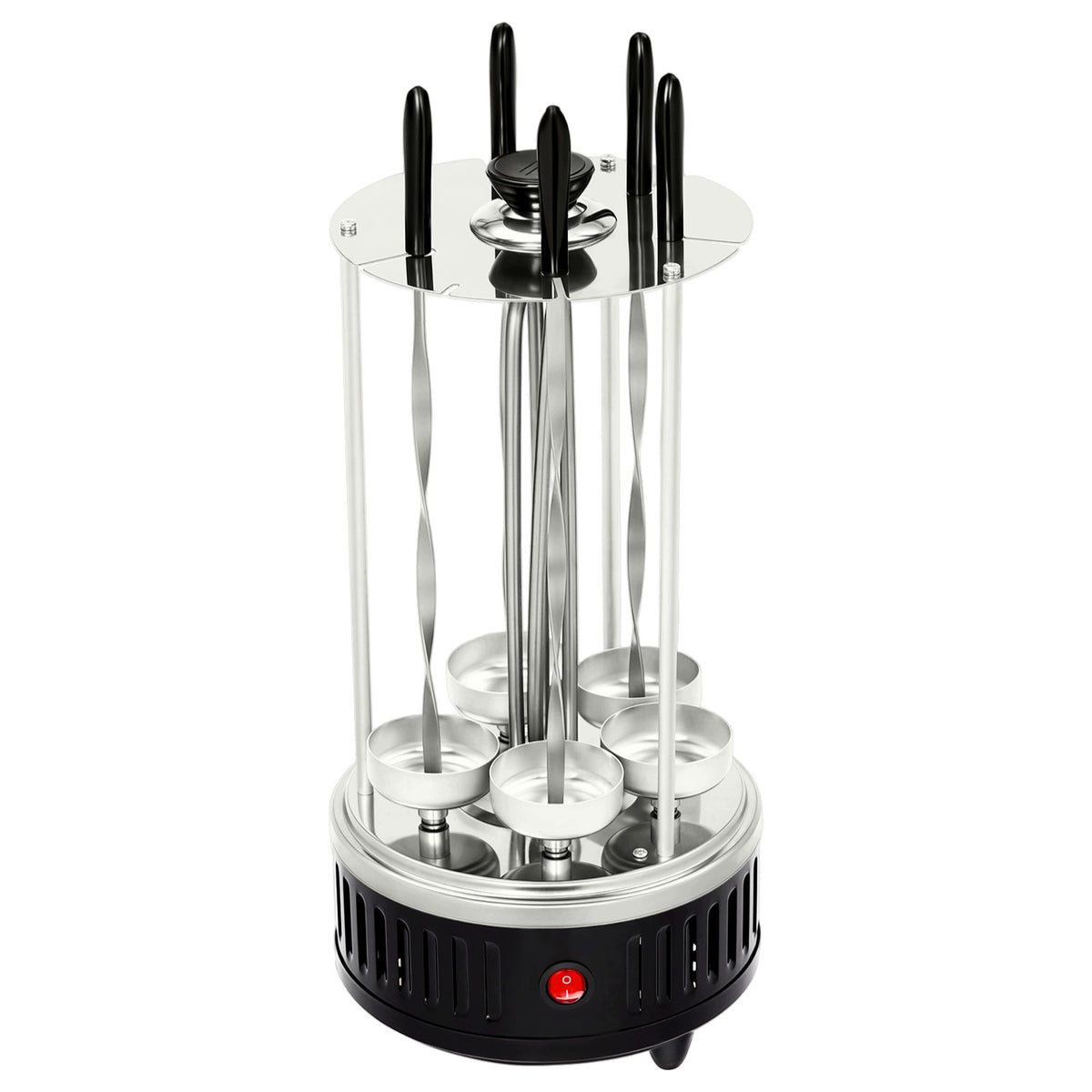 ELECTRIC VERTICAL ROTARY GRILL WITH 5 SKEWERS Model Vertical Barbecue Make