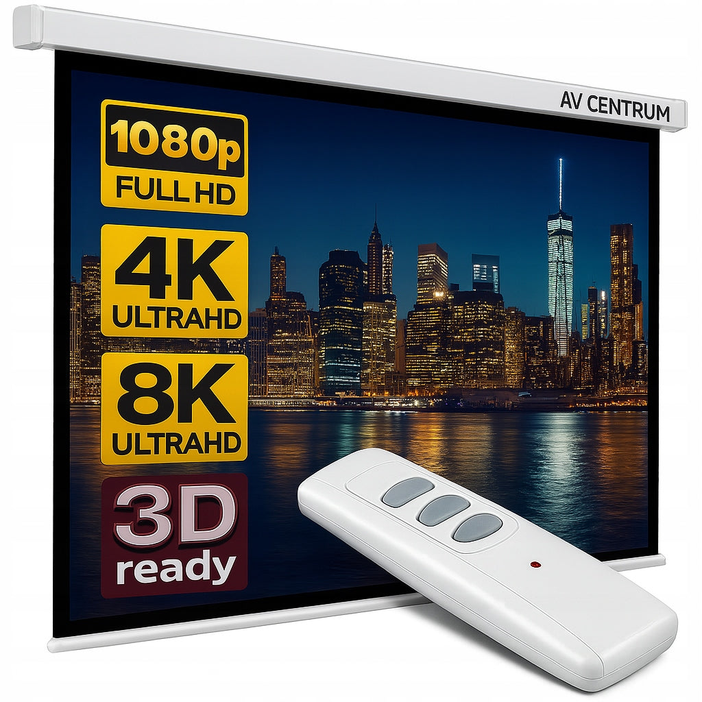 ELECTRIC WALL PROJECTION SCREEN AVC-E170 84" 170X130 AVCENTRUM