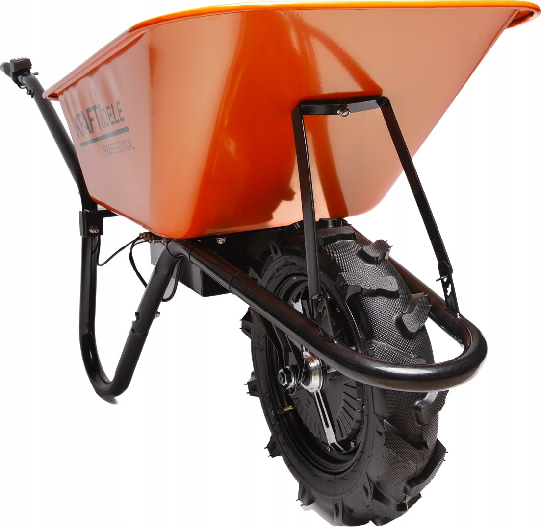 ELECTRIC WHEELBARROW GARDEN CONSTRUCTION DUMPER WITH DRIVE 24V 150kg 80l Manufacturer code KD3125