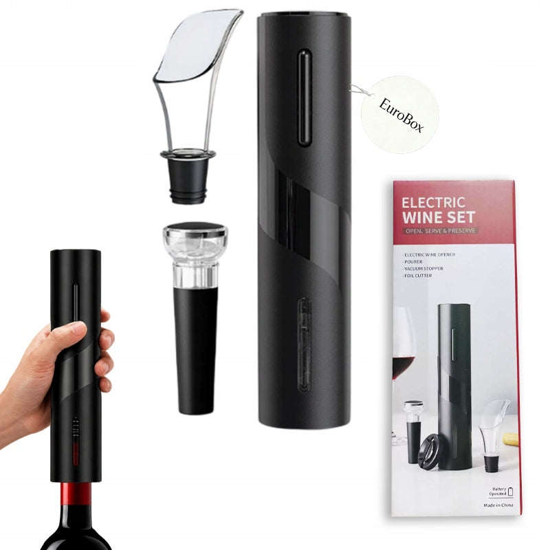 ELECTRIC WINE OPENER CORKSCREW AUTOMATIC RECHARGEABLE SET 5in1
