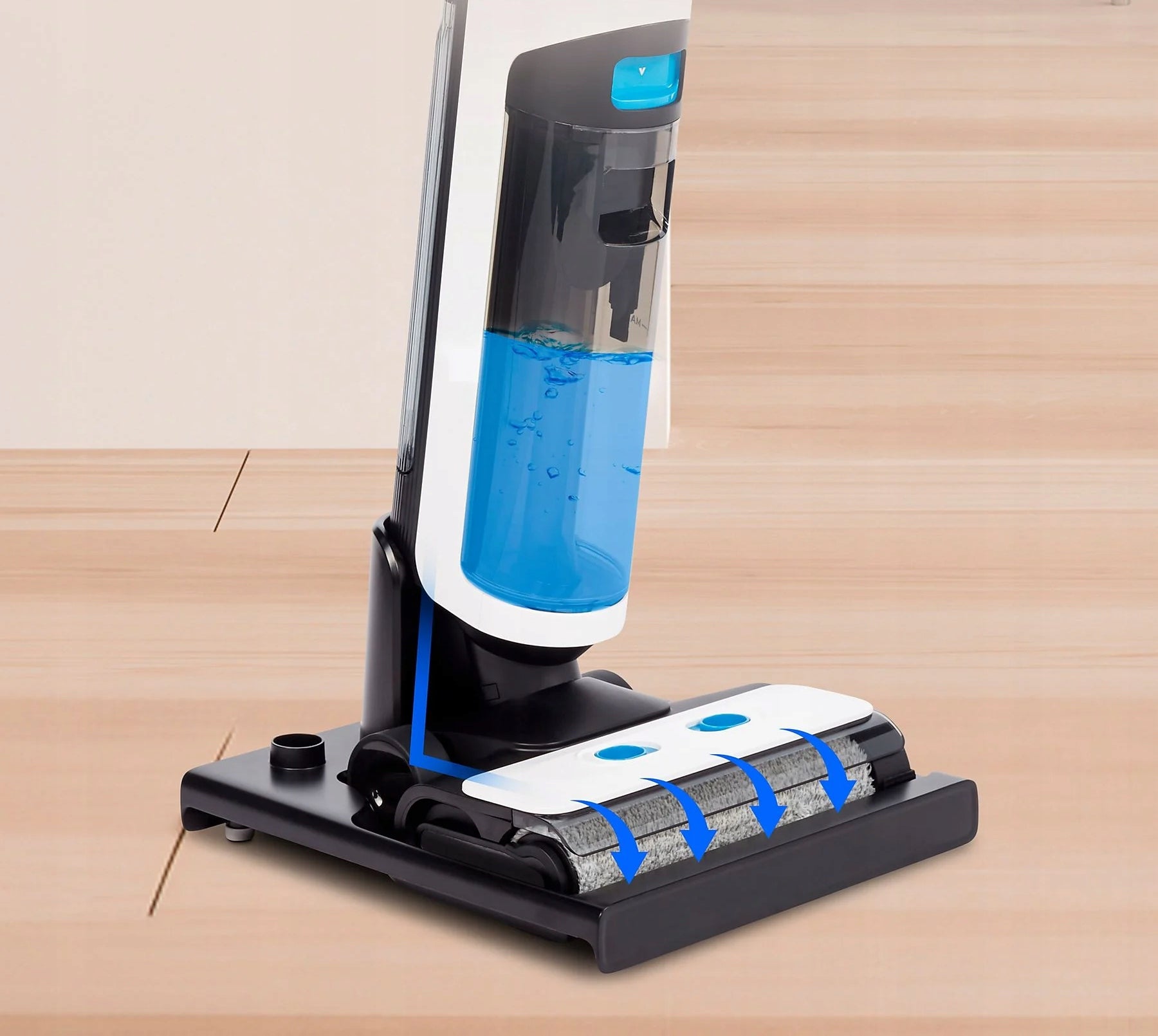 ELECTRIC WIRELESS SELF-CLEANING MOP 2in1 125W LED 30MIN 500ml WHITE Manufacturer code 50075582