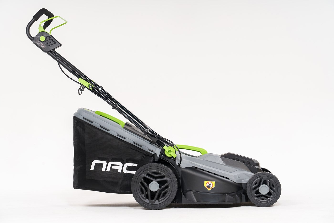 ELECTRIC mower NAC 1800 W 43 cm CENTRAL Height adjustment BASKET 52l 2in1 Brand NAC