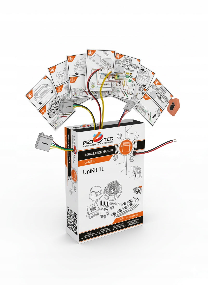 ELECTRICAL INSTALLATION HOOK WITH 7 PIN MODULE WITH UNIKIT 1L PROTEC BEAM Manufacturer's catalog number UniKIT 1L