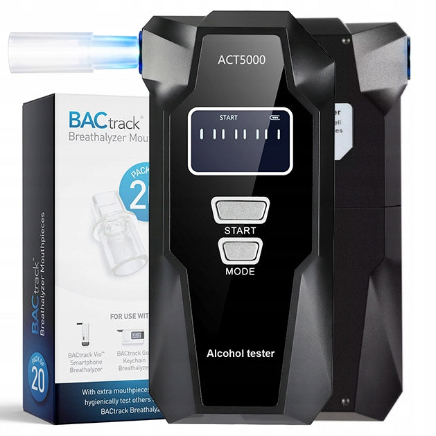 ELECTROCHEMICAL BREATHALYZER + MOUTHPIECES CALIBRATION PRO PRECISE POLICE PLUS