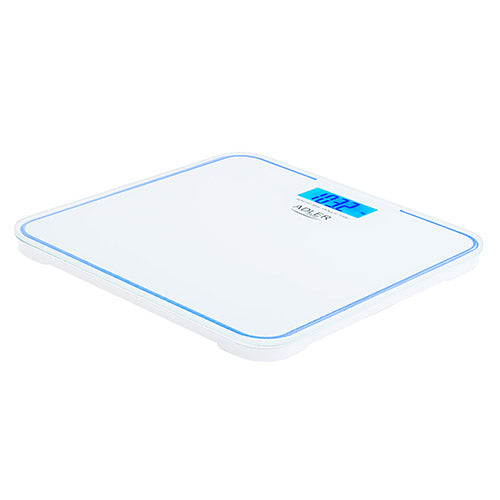 ELECTRONIC BATHROOM SCALE ACCURATE 180 KG LCD ILLUMINATED WHITE Brand ADLER