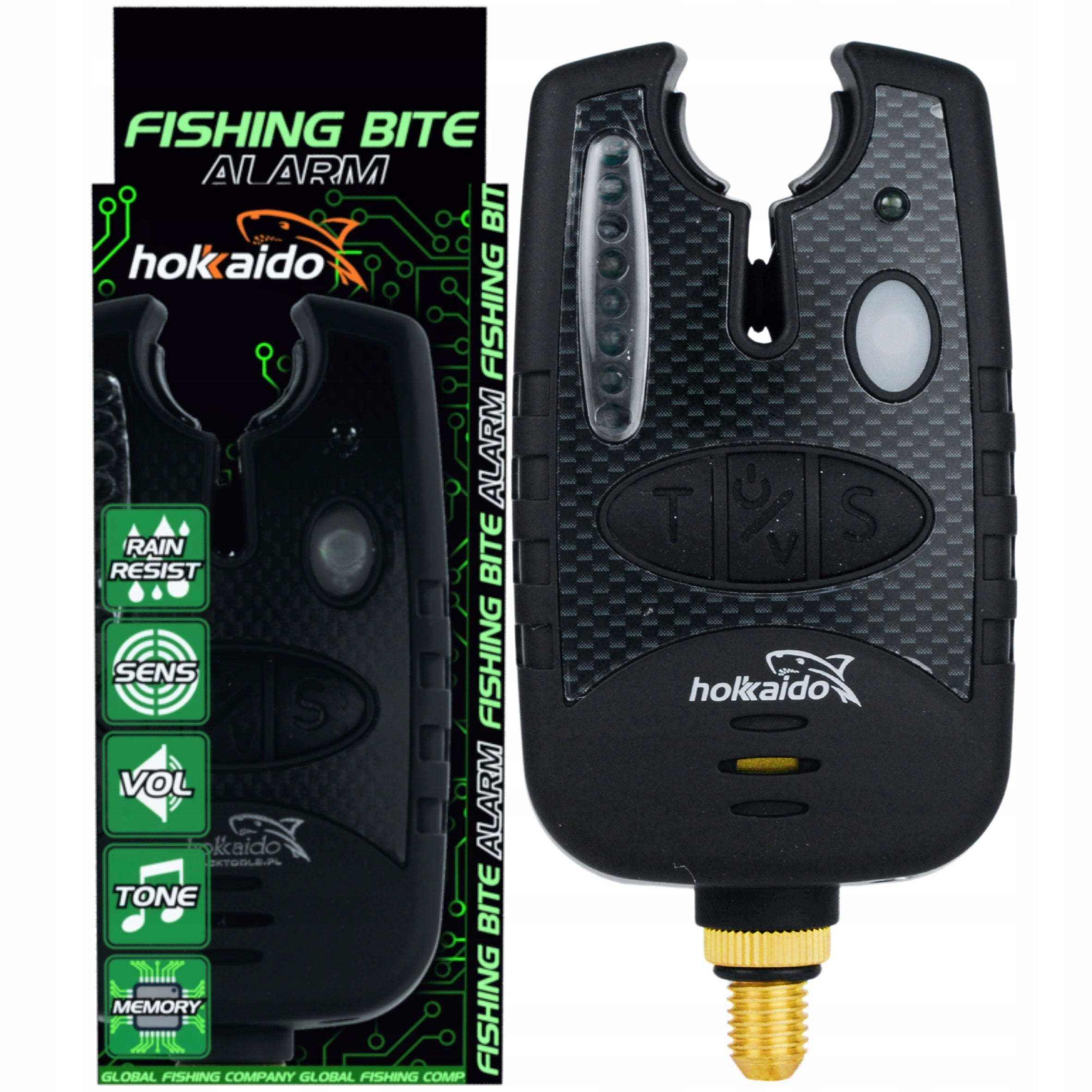 ELECTRONIC BITE ALARM LED HOKKAIDO LINE LED MEMORY HOKKAIDO +BAT Manufacturer code W12013