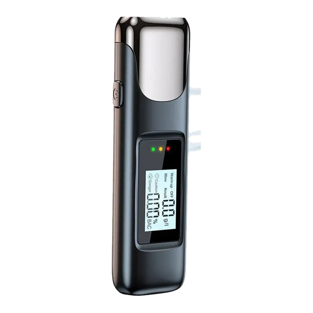 ELECTRONIC BREATHALYZER WITH LCD DISPLAY CHARGED USBC POCKET GIFT