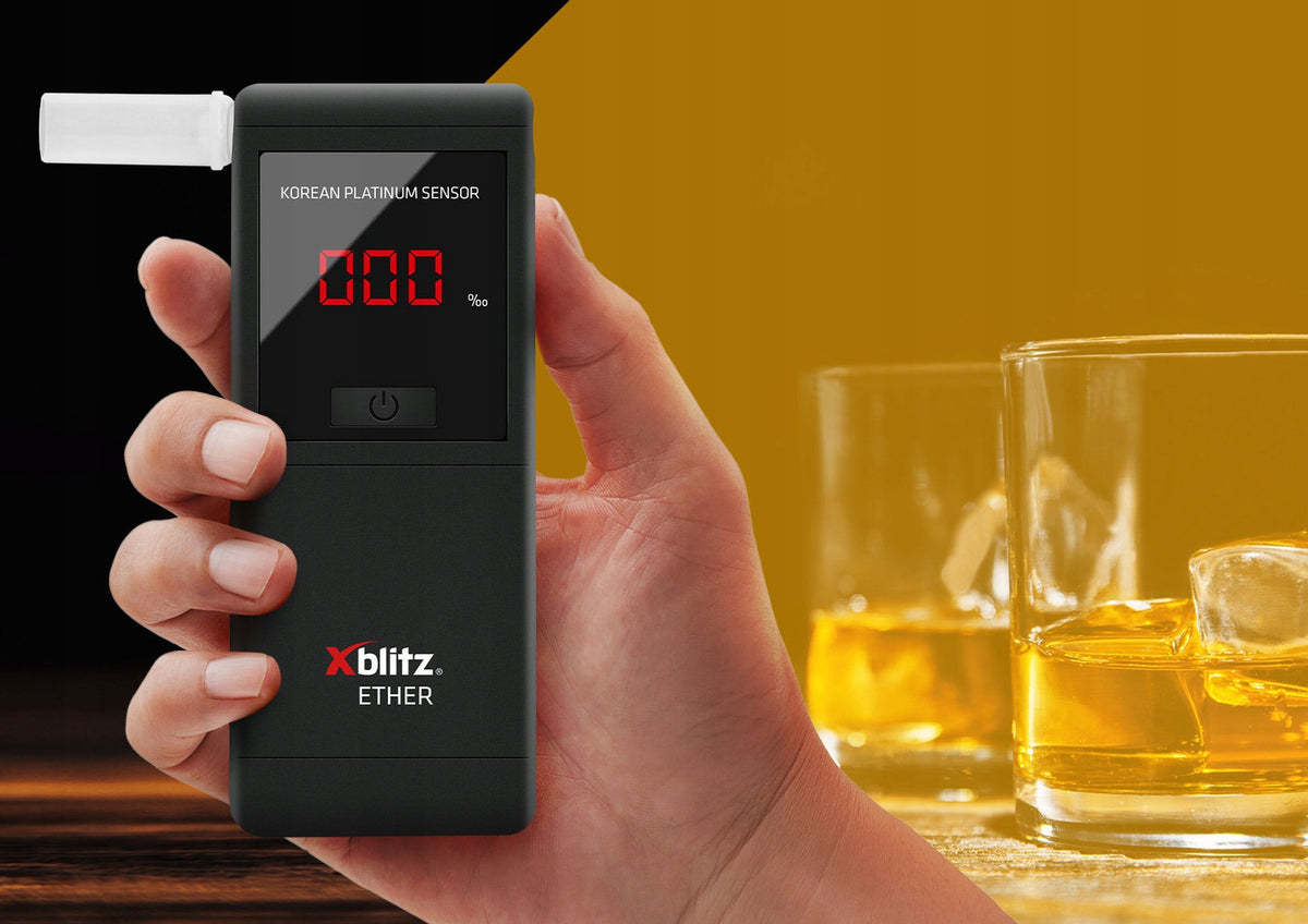 ELECTRONIC BREATHALYZER XBLITZ ETHER Color black