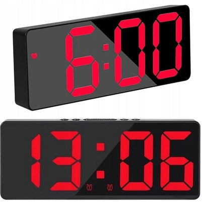 ELECTRONIC CLOCK LED ALARM CLOCK WITH ALARM Red letter Brand no brand