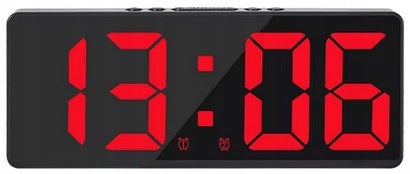ELECTRONIC CLOCK LED ALARM CLOCK WITH ALARM Red letter