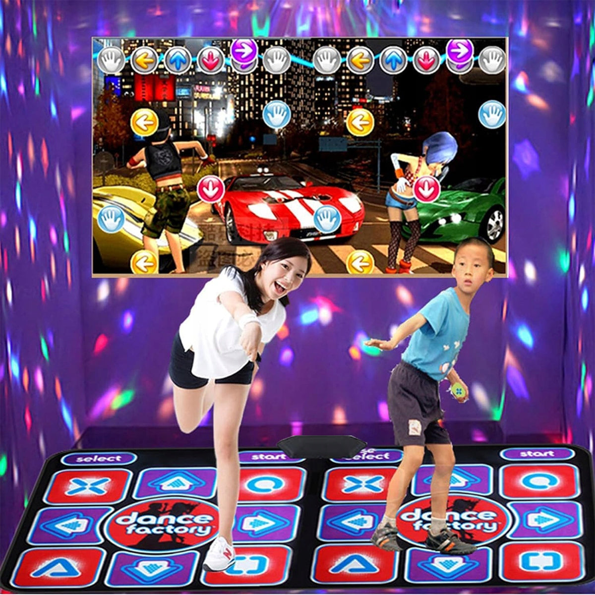 ELECTRONIC DANCE MAT FOR TV – DOUBLE, 200 GAMES, 179 SONGS Brand no brand