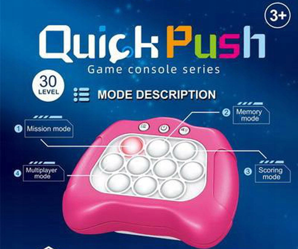 ELECTRONIC GAME CONSOLE QUICK PUSH SENSORY TOY MEMORY POP IT PAD Brand Ramiz