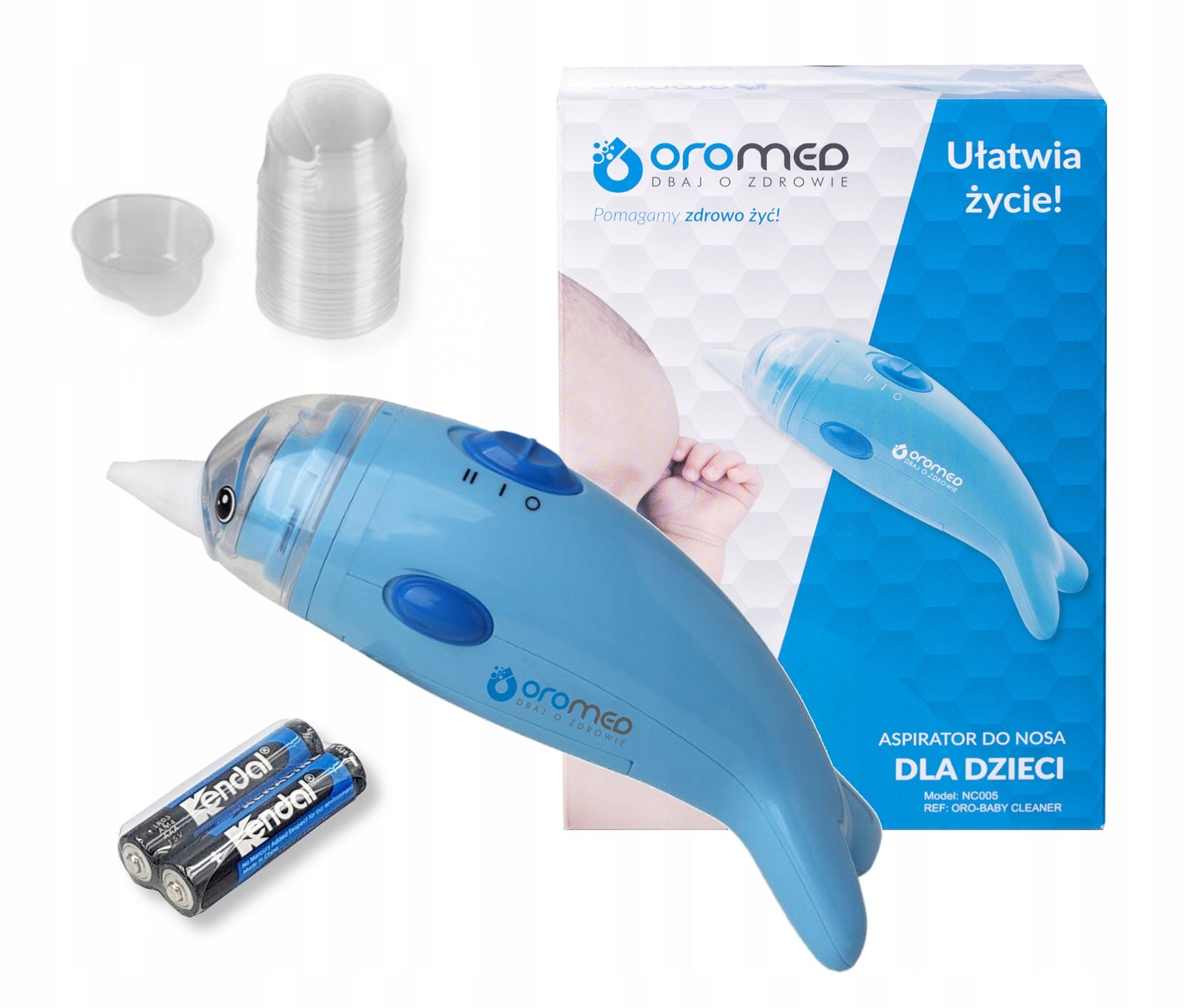 ELECTRONIC NASAL ASPIRATOR FOR CHILDREN AND INFANTS OROMED BABY CLEANER