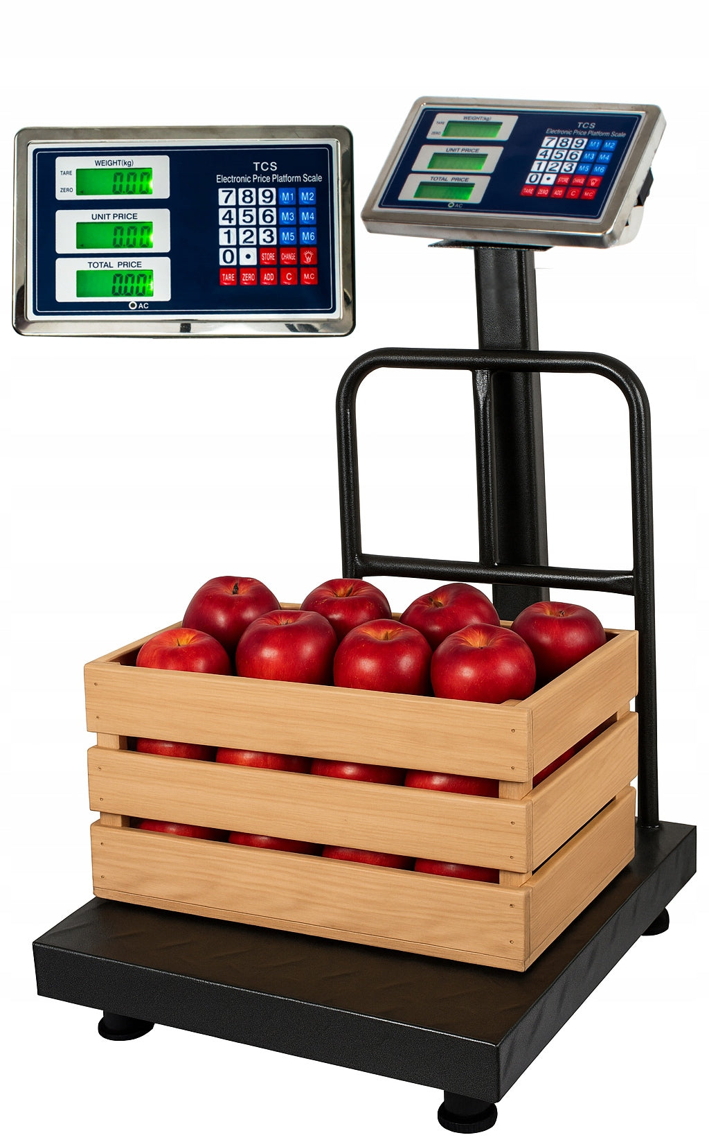 ELECTRONIC PLATFORM STORAGE SCALE 300 KG INDUSTRIAL LARGE 40x50 CM Brand Bielskie Wagi