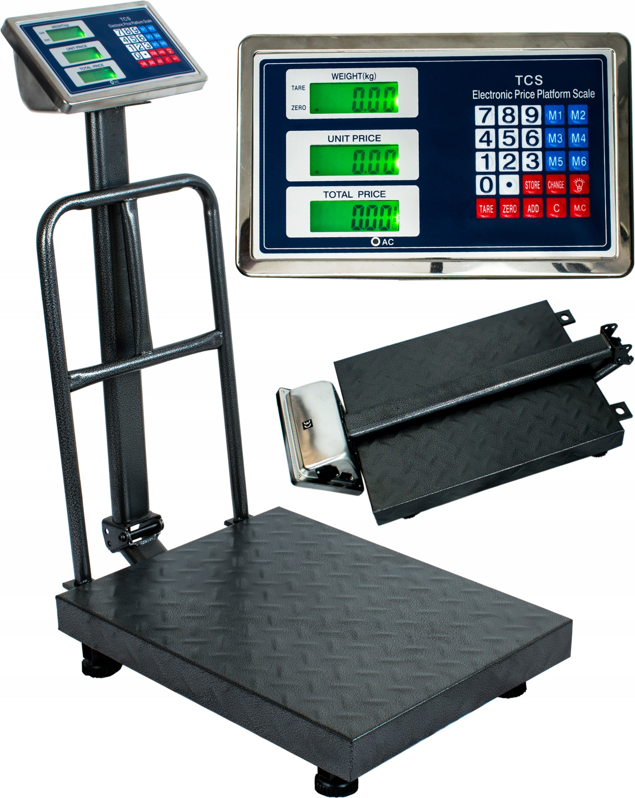 ELECTRONIC PLATFORM STORAGE SCALE 300 KG INDUSTRIAL LARGE 40x50 CM