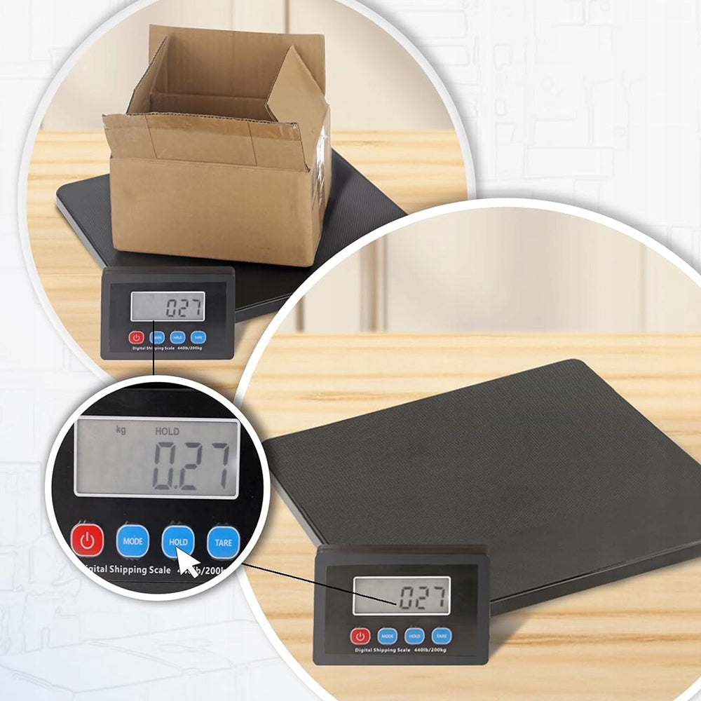 ELECTRONIC SCALE 40G-200KG LBS OZ TARE FUNCTION DURABLE Product weight with unit packaging 0.15 kg