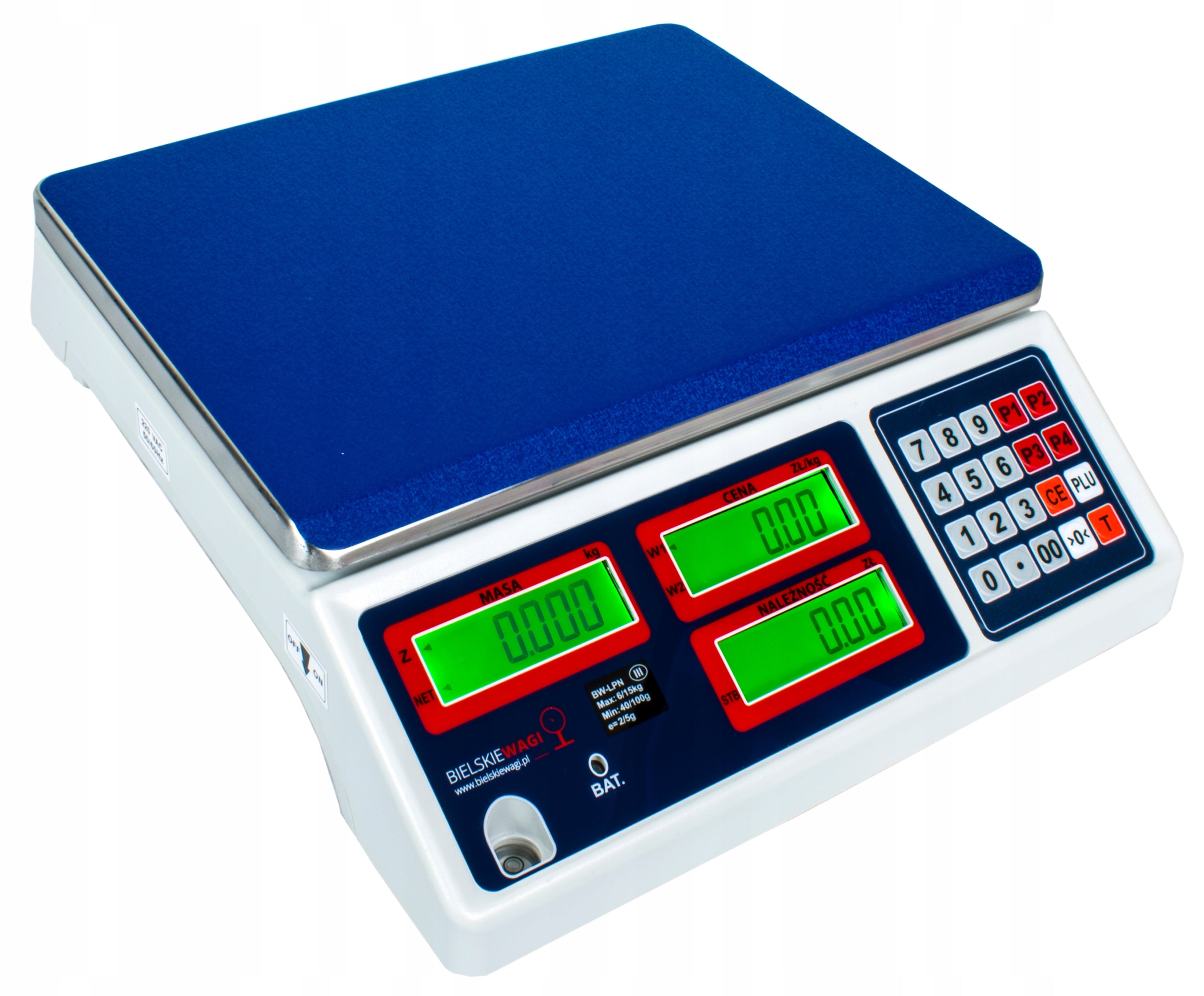 ELECTRONIC SHOP SCALE WITH LEGALIZATION 6KG 15KG COUNTING CALCULATION Brand Bielskie Wagi