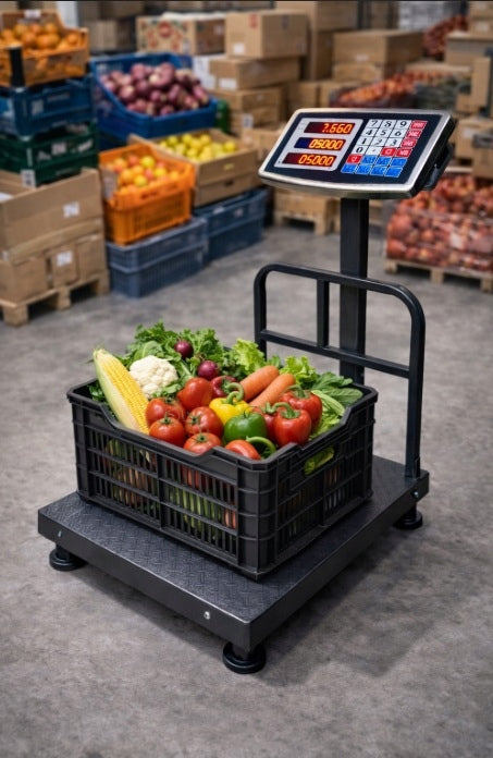 ELECTRONIC STORAGE SCALE PLATFORM SHOP LARGE SOLID UP TO 150KG Scale type platform