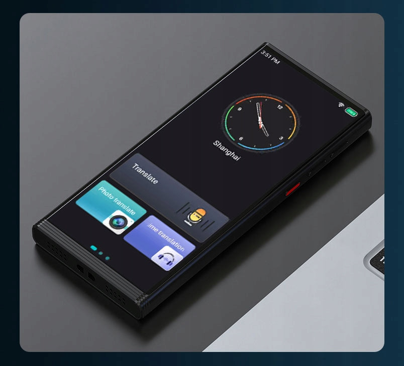 ELECTRONIC TRANSLATOR Polish OFFLINE without internet CAMERA polish menu Wifi Manufacturer code Tłumacz translator Medialove M18 dotykowy