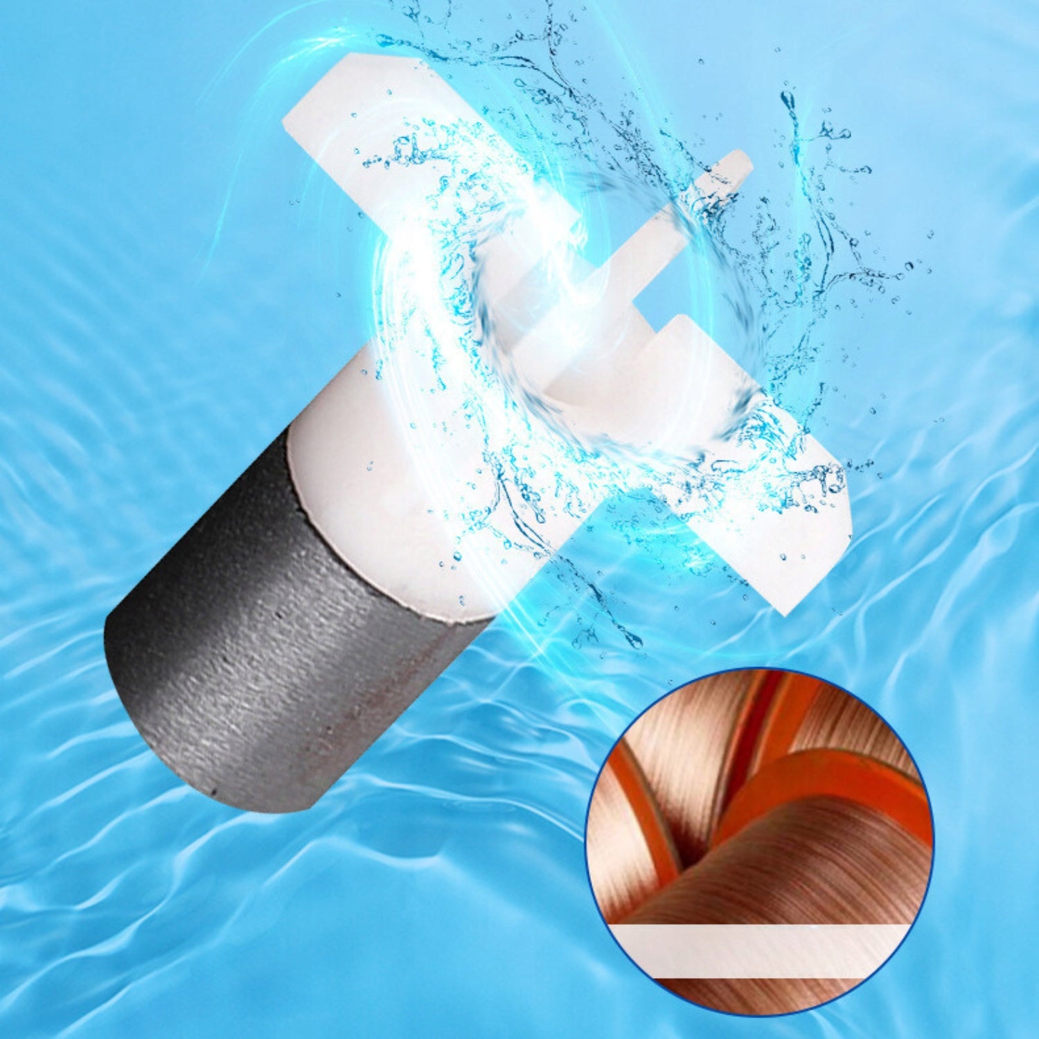 ELECTRONIC WATER PUMP AQUARIUM EYELETS FOUNTAIN WATERFALL 10W 600L/h Manufacturer code Pompka do wody 10W RAGAZZASHOP_PL