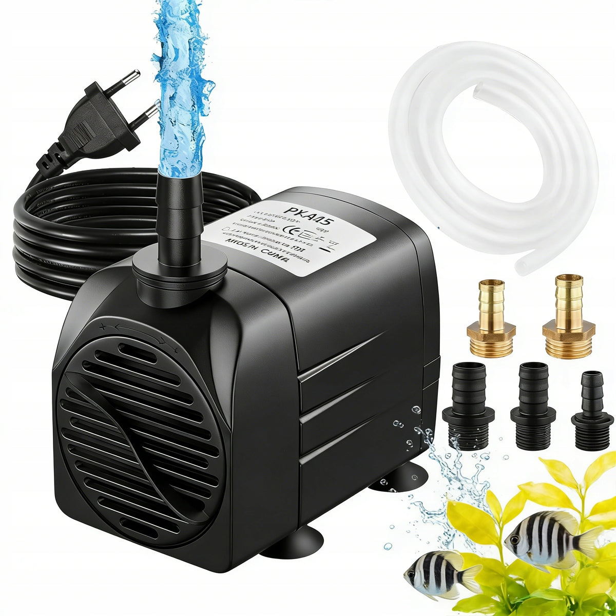 ELECTRONIC WATER PUMP AQUARIUM EYELETS FOUNTAIN WATERFALL 25W 2000L/h