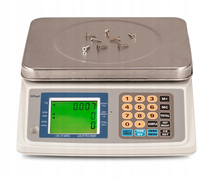 ELECTRONIC WEIGHT COUNTING PIECES 30kg/1g PREMIUM Brand Bielskie Wagi