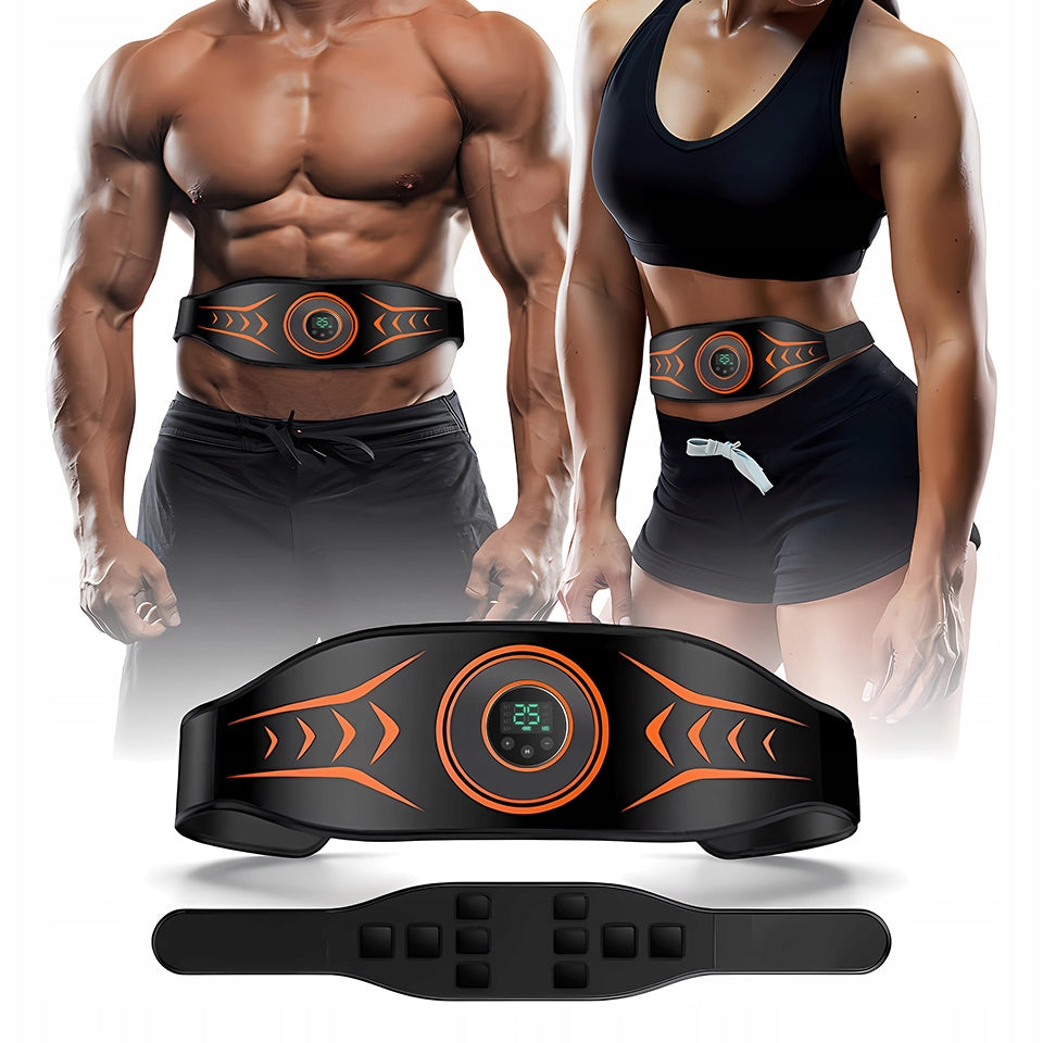 ELECTROSTIMULATOR EMS ABDOMINAL MUSCLES BELT 8MODES SLIMMING