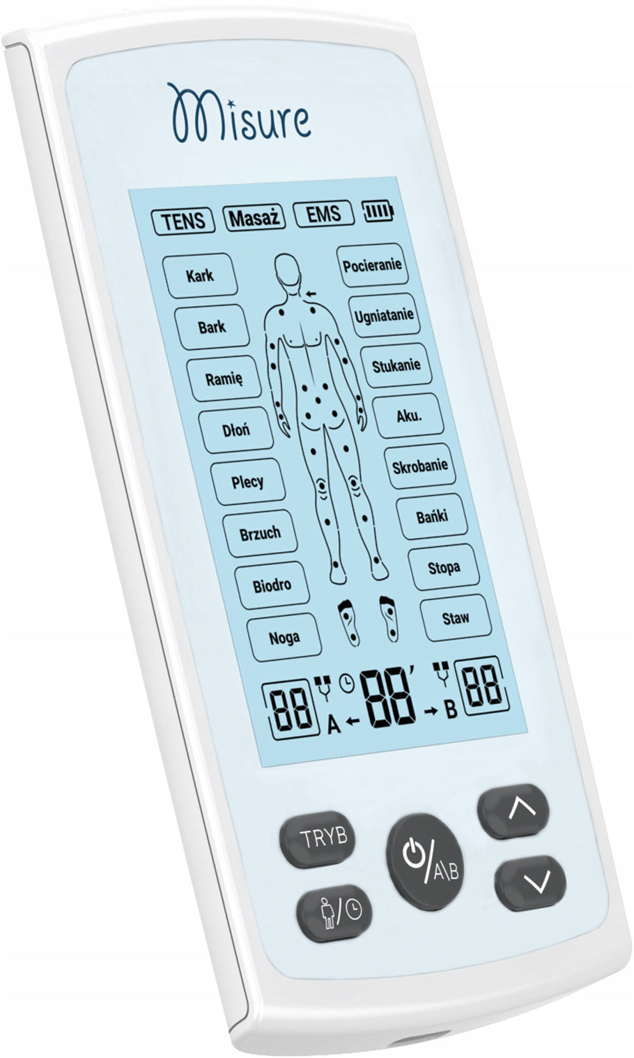 ELECTROSTIMULATOR MUSCLE MASSAGE STIMULATION ELECTROTHERAPY TENS EMS 3in1 Medical device yes
