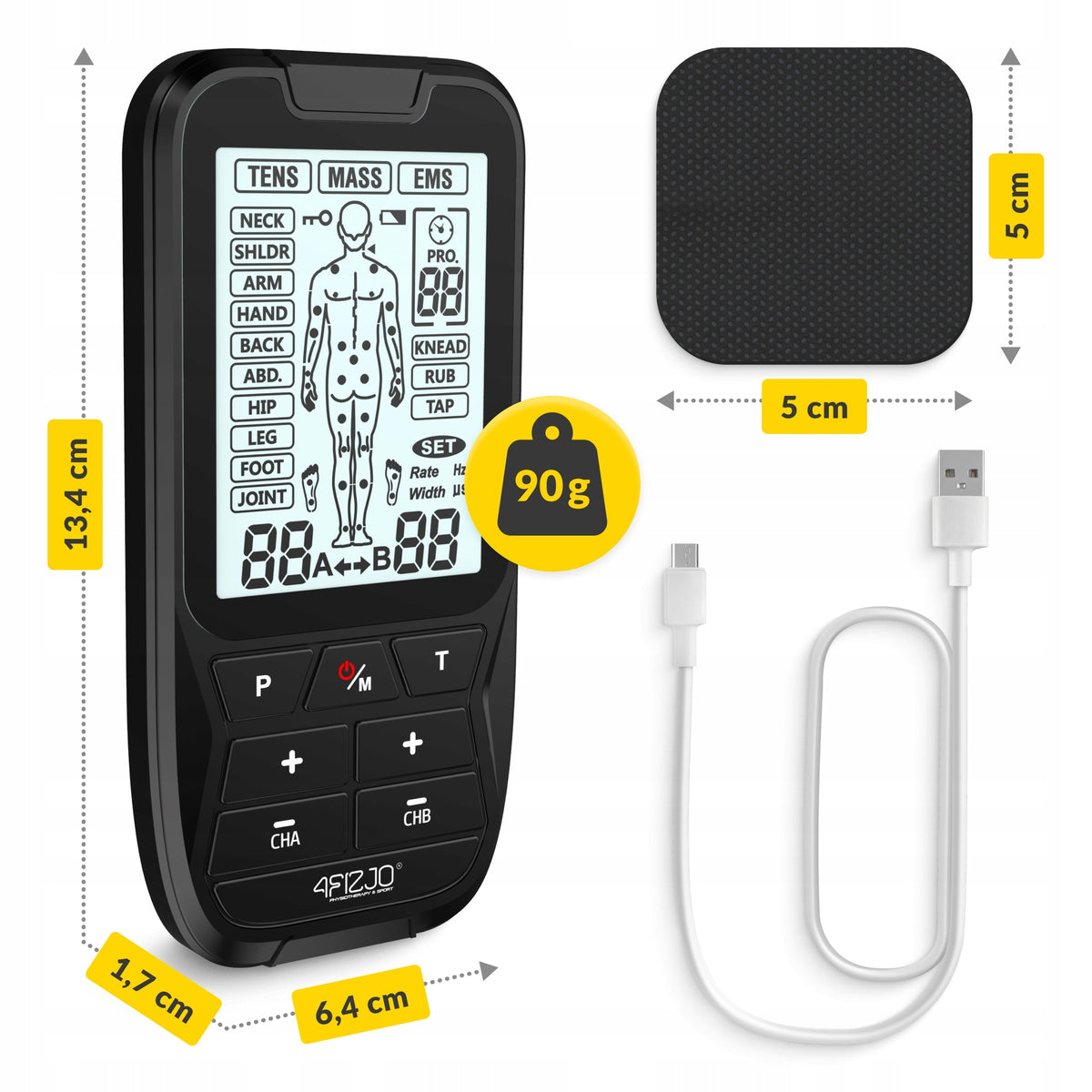 ELECTROSTIMULATOR MUSCLE MASSAGE STIMULATION ELECTROTHERAPY TENS EMS LITE Medical device yes