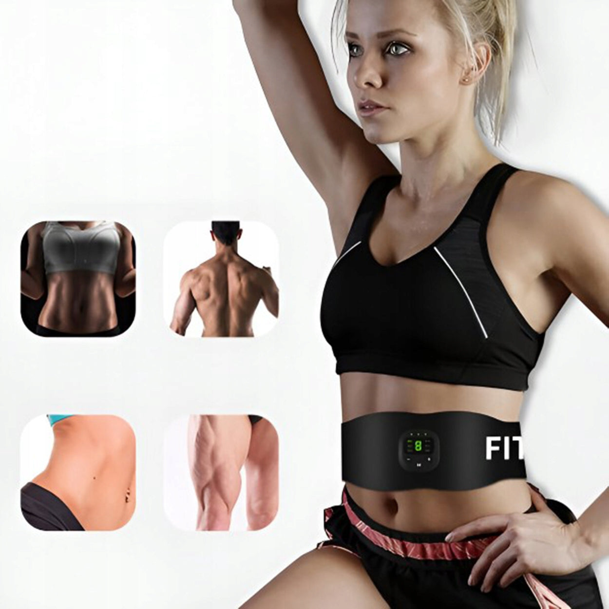ELECTROSTIMULATOR STIMULATOR FOR ABDOMINAL MUSCLES EMS
