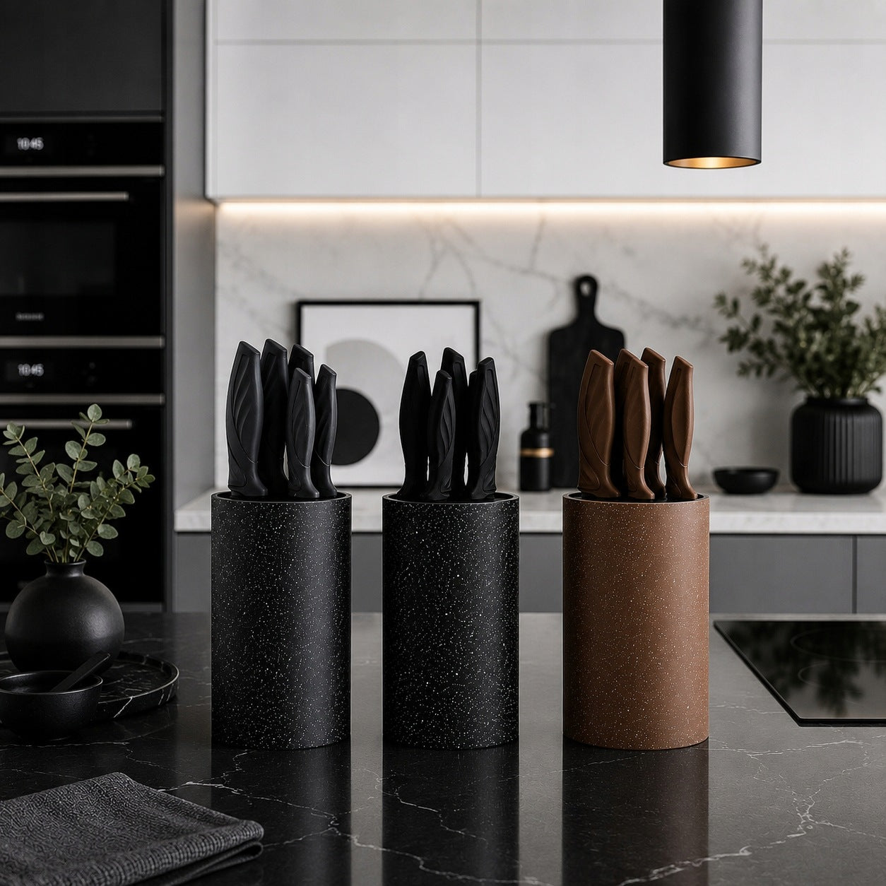 ELEGANT KNIVES IN BLOCK KITCHEN KNIFE SET KITCHEN KNIVES RACK COLORS Manufacturer code HR618-1