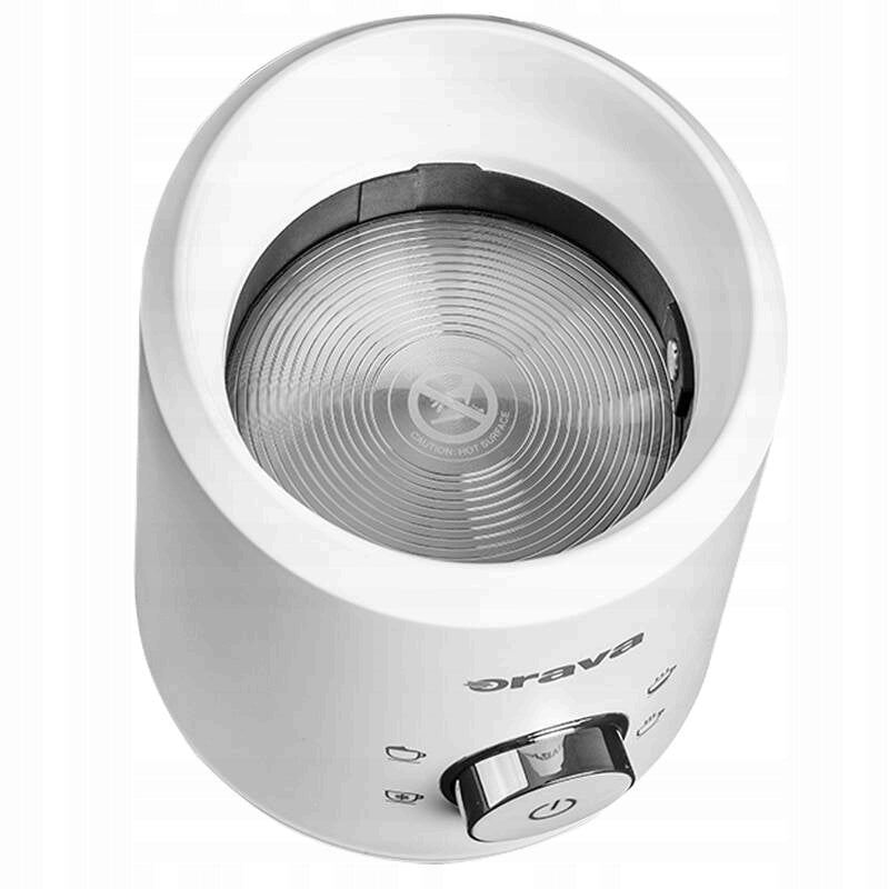 ELEKTRICKÝ NAPĚŇOVAČ A OHŘÍVAČ MLÉKA MF-402 ORAVA CAPPUCCINO LATTE Dominant color white