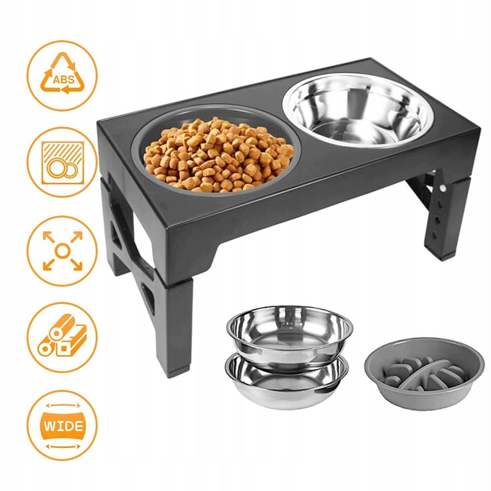 ELEVATED LARGE DOG BOWLS ADJUSTABLE STAND 3IN1 Manufacturer code REGULOWANY 3W1