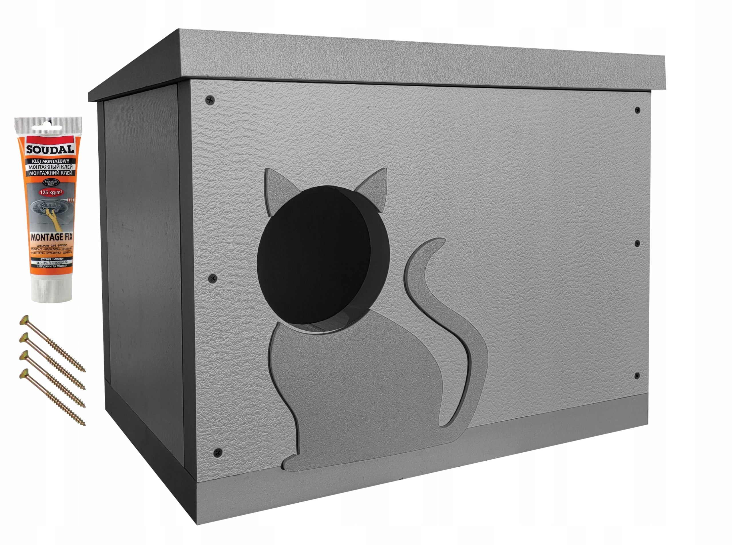 ELHARE Cat house year-round 4cm XPS warm Warm kennel SET