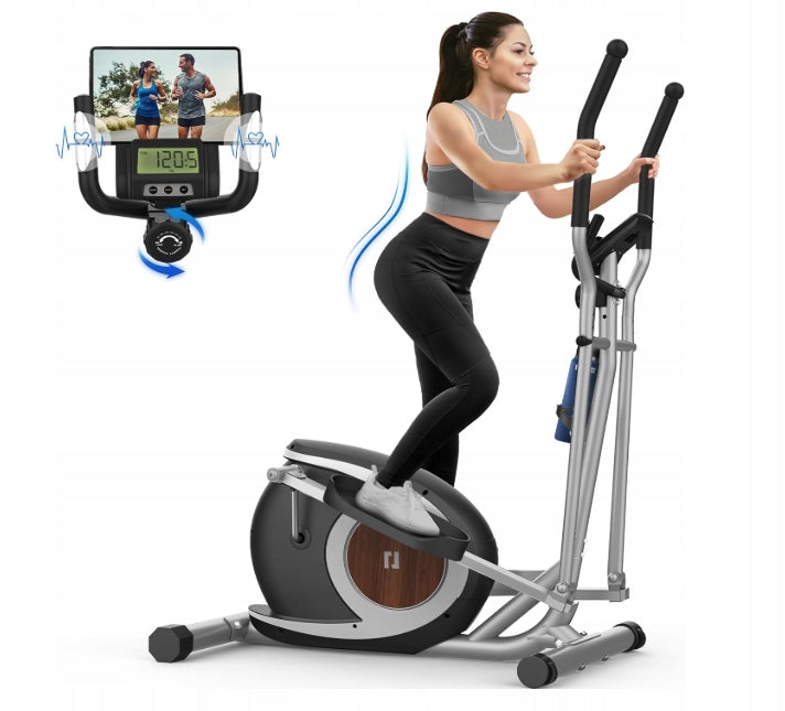 ELLIPTICAL CROSS TRAINER FOR HOME EXERCISES 16 LEVELS DISPLAY