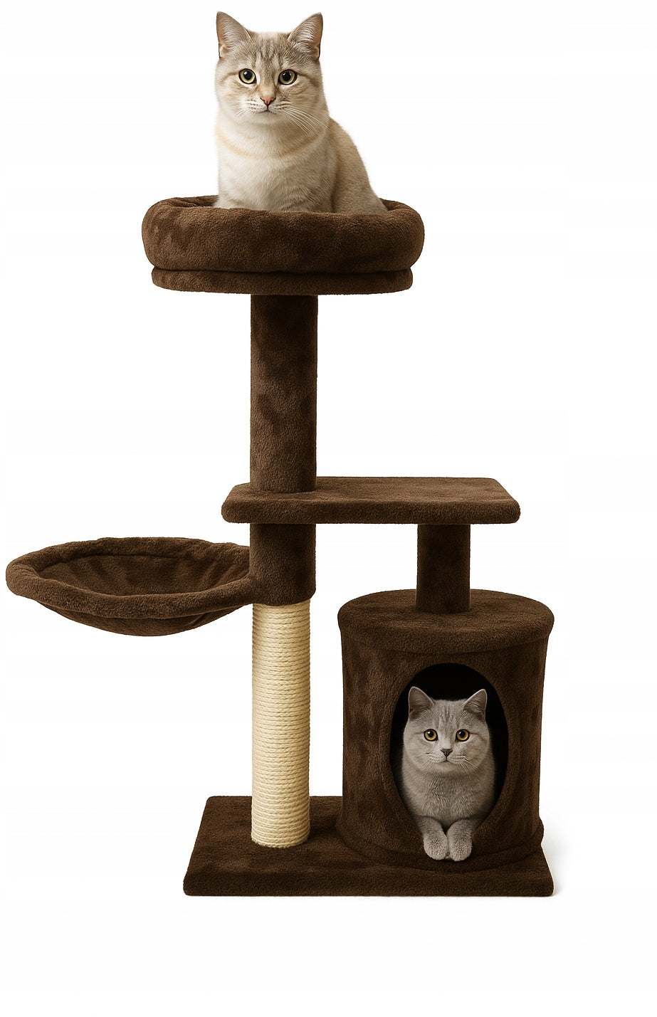 ELMO Cat scratcher HOUSE 3 levels SOLID STABLE 88cm Bella