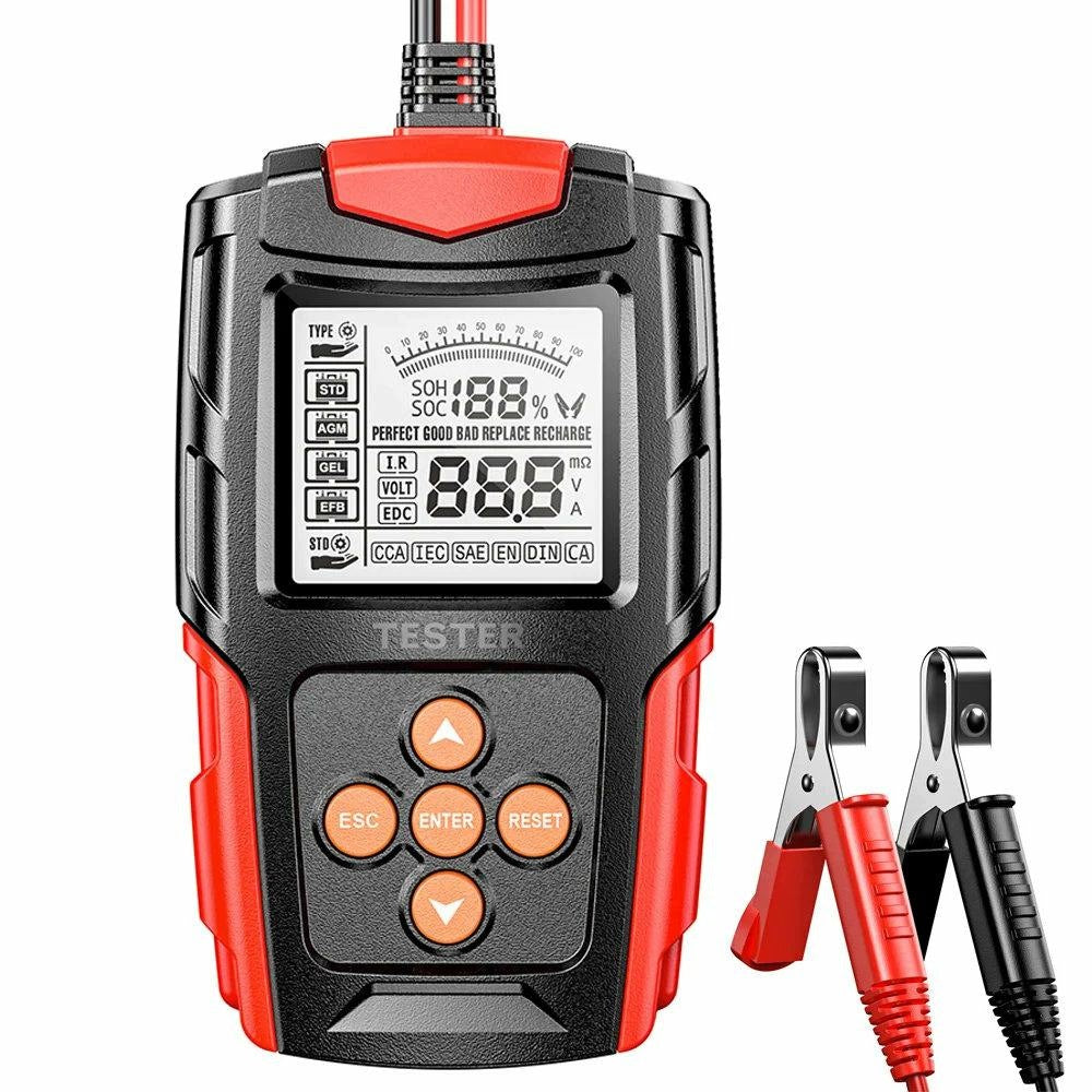 EM BATTERY TESTER FOXSUR 12V LCD