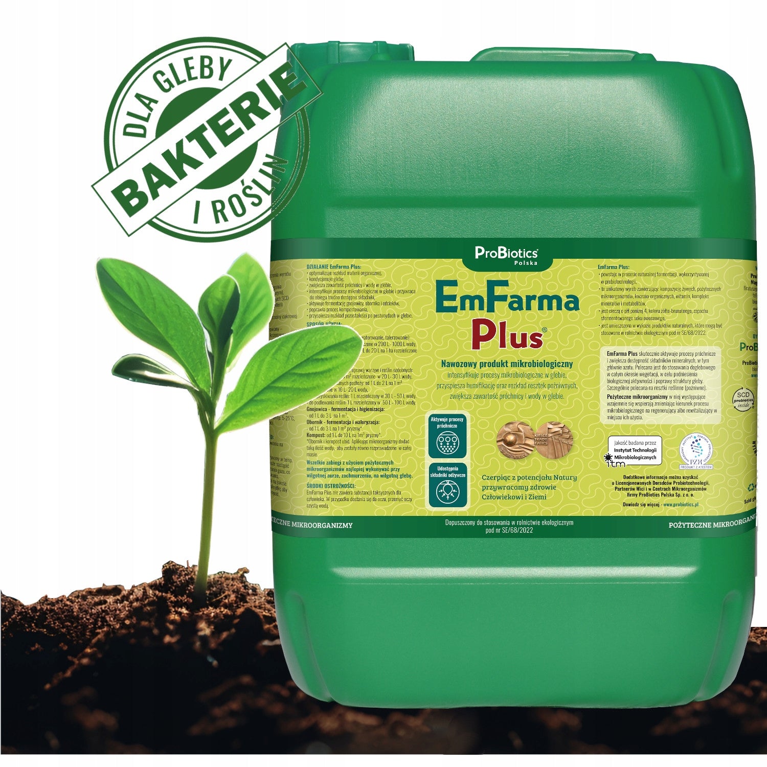 EMFARMA PLUS 10L PROBIOTICS MICROORGANISMS PROBIO EMY FOR NATURAL SOIL
